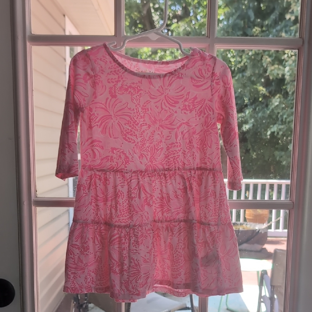 Lilly Pulitzer Pink Floral Dress